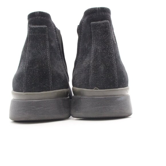 Santoni Chelsea Ankle Boots Mens Size UK 7 Black suede Leather Pull on Shoes main image 8